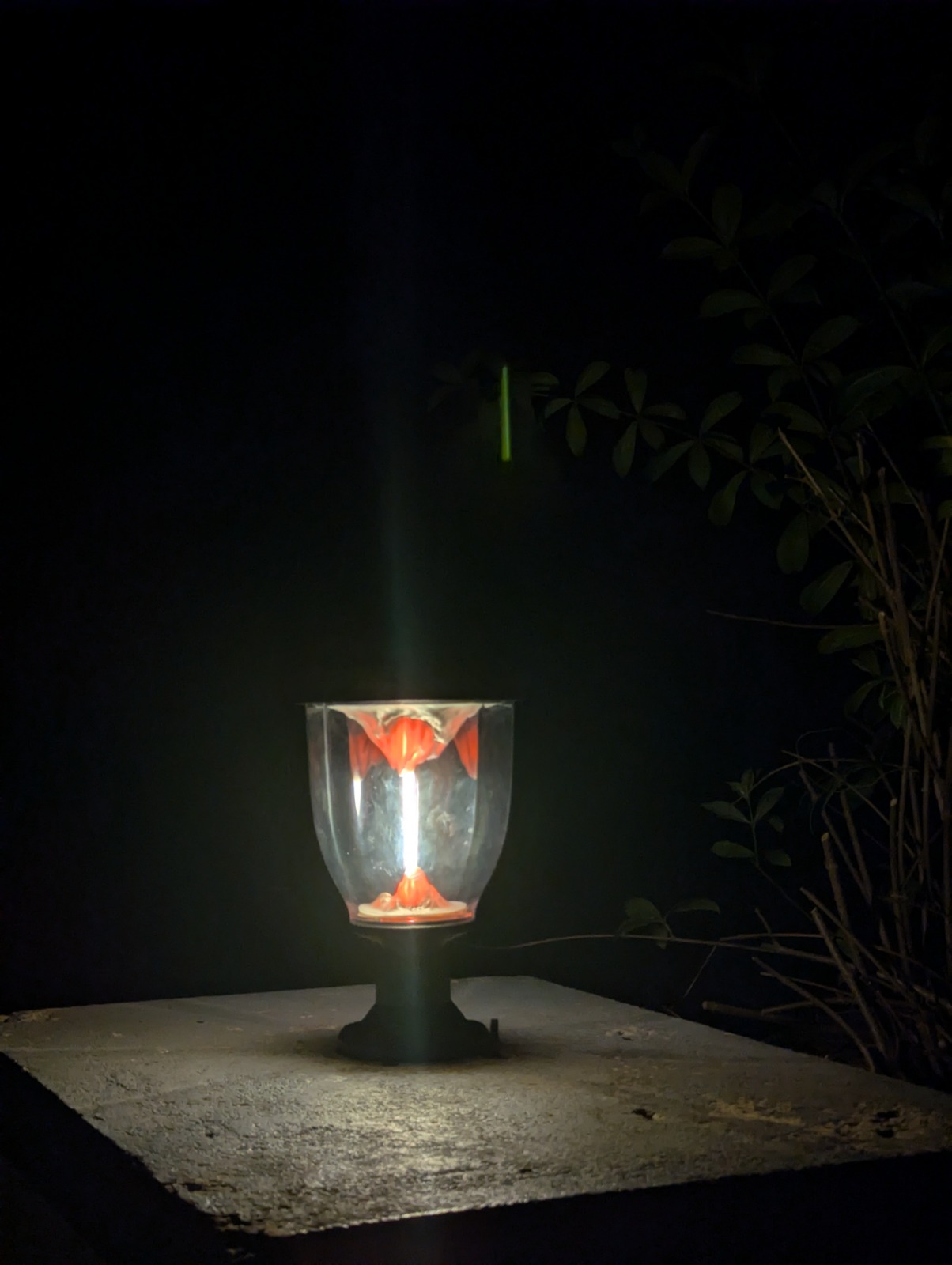 Tapetum Gate Light Volcano Series — real installation photo